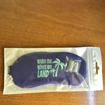 Gotta Sleep Mask With Earplugs Blue 'wake Me When We Land' Polyester New. Price: $15.50.