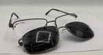 Easy Clip Turbo Flex Technology EC567 Silver Square Eyeglasses Magnetic Satin St New. Price: $89.99.