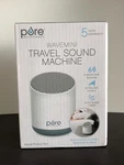 Pure Wave Mini Travel Machine; White Noise; 6 Soothing Sounds Cordless New. Price: $22.90.