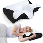 Memory Foam Cervical Pillow, 2 In 1 Ergonomic Contour Orthopedic For Neck New. Price: $63.99.