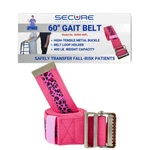 Secure Gait Belt For Seniors 60 Pink Leopard - Quick Release Metal Buckle ... New. Price: $24.12.