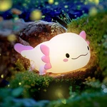 Uneede Axolotl Night Light For Kids, Animal Silicone Small, Pink New. Price: $29.99.