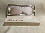 Silken Slumber Champagne Sleep Eye Mask 100% & White Travel Bag New. Price: $34.98.