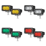 2X 3INCH Led Cube Pods Work Scene Light Diffusion Flood Driving White Yellow Red New. Price: $34.98.