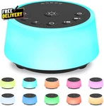 White Noise Machine 25 Soothing Sounds 32 Volume 10-COLOR Night Light New. Price: $33.78.