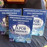3 Mentholated Vapor Soothers Nasal Congestion Relief Lavender 14 Eaclips Organic New. Price: $29.99.