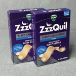 Lot - Vicks Zzzquil Sleep Nasal Ultra 26 Tan (52 Total Strips) New. Price: $11.99.