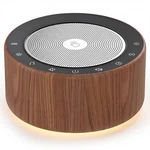 Kipcush White Noise Machine With Night Light Nursery Standard, Walnut Wood. Price: $45.56.