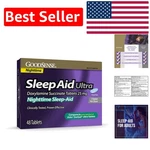 Nighttime Sleep-aid Ultra, 48 Coated Tablets With 25 Mg For Stress-free New. Price: $24.29.