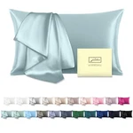 Mulberry Silk Pillowcase For Hair Skin Standard Size 20"X 26" With Hidden... New. Price: $20.59.
