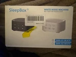 Sleep Box White Noise Machine SNW-01 25 Soothing Sounds 36 Volume Levels Timer New. Price: $20.00.
