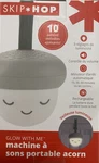 Skip Hop Glow With Me Portable Acorn Sound Machine, Gray Brand New Box. Price: $7.22.