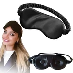 Mulberry Silk Sleep Mask 3D Contoured Blackout Eye Adjustable Strap Travel New. Price: $6.00.