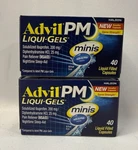 Advil Pm Gels Minis 200MG 80 Liquid Filled Capsules Exp 10/27 Sealed *W7 New. Price: $17.99.