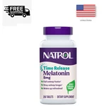 Natrol Melatonin Time Release 5MG 250 Tablets Sleep Aid Natural Support New. Price: $26.50.