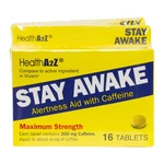 HEALTHA2Z Stay Awake 200 Mg Caffeine Alertness Aid 16 Count (pack Of 3) New. Price: $14.99.