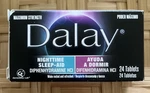 See Exp Date Dalay Nighttime Sleep Aid Maximum Strength, 24 Tablets New. Price: $19.99.