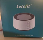 Letsfit Sleeping Machine, 14 High Fidelity Soundtracks, White T126L Open. Price: $23.00.