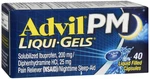 Advil Pm Pain Reliever/nighttime Sleep Aid Liqui-gels 40CT New. Price: $23.69.