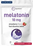 Melatonin, Strawberry, 20 Mg, 400 Tablets New. Price: $25.84.