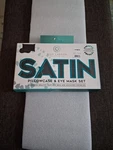 Blue Lagoon Satin Standard Pillowcase Eye Mask Set Spa Collection Black New. Price: $11.14.