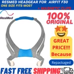 Authentic Resmed Plush Headgear For Airfit F30 Series Full Cpap Masks 64161 New. Price: $31.99.