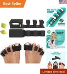 Primalstep - Unisex Adjustable Toe Spreaders By Apex 2 Pairs, S/m & L, Black New. Price: $34.72.