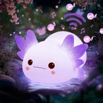 Mewaii Huggwaii Squishy Axolotl Night Light For Kids, Dimmable Purple New. Price: $24.04.