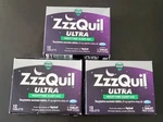 (3) Vicks Zzzquil Ultra Nighttime Sleep-aid (12 Tabs Each) Exp: 6/27+ New. Price: $29.99.