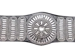 Women Black Elastic Strap Edgy Elegant Look Fashion Belt Silver Color Circle New. Price: $15.95.
