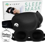 Nidra Contoured Sleep Mask Zero Pressure Fit, Light Blocking - Small Black New. Price: $29.99.