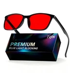Tijn Sleep Glasses For 99.9% TR90 Blue Green Light Medium, 02-RED Lens/black New. Price: $26.71.