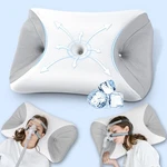 Homca Cpap Pillow For Side Sleeping, Cervical Neck Standard, Grey New. Price: $75.66.