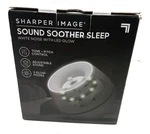 Sharper Image Sound Soother Sleep White Noise With Led Glow Open. Price: $14.99.