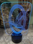 Hummingbird Lampeez 3D Illusion Color Changing Led Night Light Open. Price: $11.99.