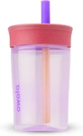 Owala Kids Bpa-free Plastic Tumbler With Spill Resistant 15 Oz, Lilac Rocket New. Price: $15.99.
