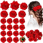 Bbto 21 Pieces Flower Hair Rose Clips Barrettes For Women Flow... New. Price: $22.02.