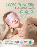 Beevines 2-PACK 100% Mulberry Silk Sleep Mask Eye Real Pure New. Price: $24.23.
