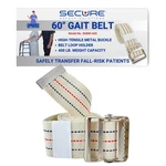 Secure Gait Belt 60 - Quick Release Metal Buckle Transfer Lift Assist New. Price: $15.60.
