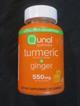 Qunol Turmeric Curcumin Complex + Ginger 550 Mg 60 Gummies Rich Tangerine Flavor New. Price: $19.95.