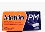 Motrin Pm Caplets, 200 Mg Ibuprofen & 38 Sleep Aid 80 Ct 8/2026 Discontinued New. Price: $18.00.