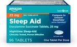 Basic Care Sleep Aid, Doxylamine Succinate Tablets, 25 Mg, 96 Count New. Price: $14.99.