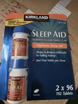 Kirkland Signature Doxylamine Succinate Sleep Aid, 25 Mg - 192 Tablets New. Price: $12.89.