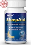 Rxzell Sleep Aid, Diphenhydramine 50MG, Easy-to-swallow Softgels, Supports Deepe New. Price: $19.99.