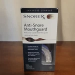 Authentic Snorerx Plus Custom Fit Anti Adjustable Mouthguard Sealed Box New. Price: $59.99.