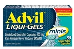 Advil Liqui-gels Minis Pain Reliever & Fever Reducer 200MG 80 Count Exp 1/2028 New. Price: $13.60.