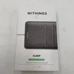 Withings Sleep Tracker Tracking Pad Under The Mattress Cycle Analysis New. Price: $82.50.
