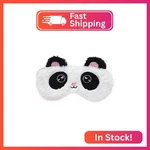 Ulbemoll Cute Panda Sleeping Mask, Soft Fluffy Plush Blindfold Funny Novelty Ani New. Price: $11.46.