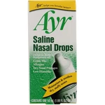 Ayr Saline Nasal Drops, 3.1 Oz New. Price: $9.27.