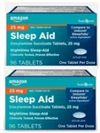 Basic Care Sleep Aid, Doxylamine Succinate Tablets, 25 Mg, 2*96 Count New. Price: $29.90.